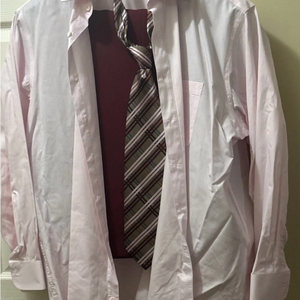 Vittorio St.Angelo Burgundy 3 Button Lined Jacket, Suit Jacket, Sport Coat 46R. - Picture 8 of 11